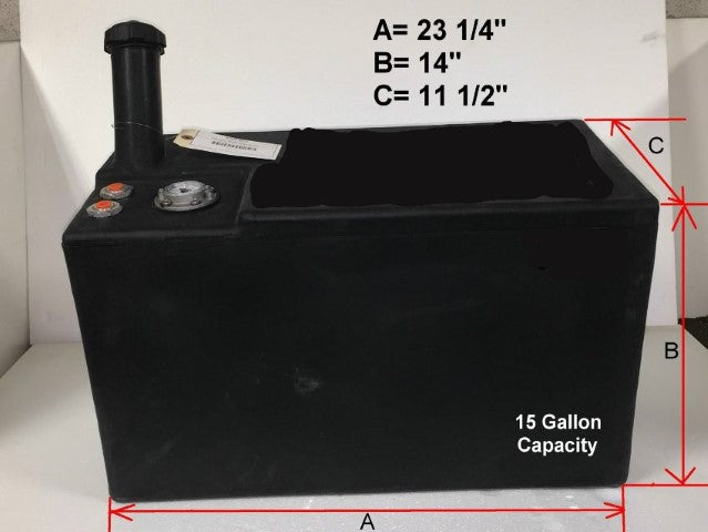Fuel Tank, 15 Gal, FedEx Moeller
