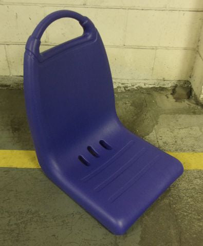 Seat, Plastic Blue